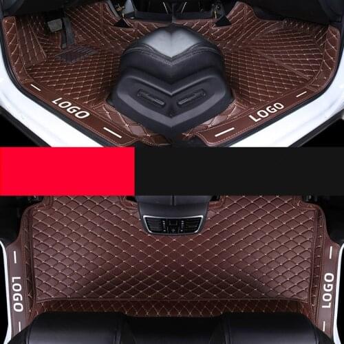 Special Car Floor Mats for KIA SOUL CERATO K9 BORREGO Sorento RIO CARENS KX5 K4 No Odor Wire Loop Leather Carpets Waterproof