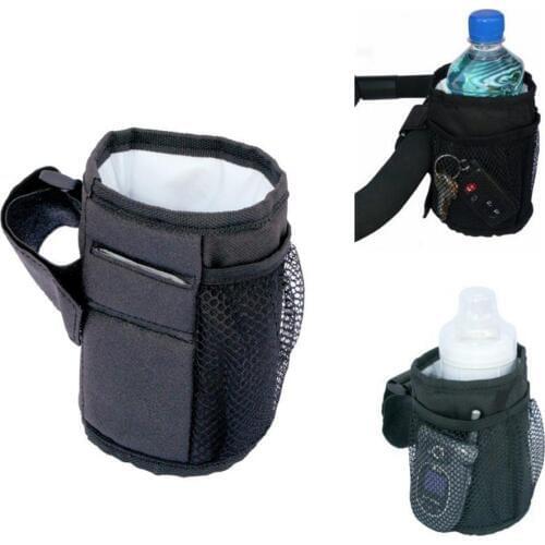 Bike Baby Cart Cup Holder Drink Feeding Bottle Waterproof Rack Universal Stroller Bicycle Wheelchair Mounted Bracket