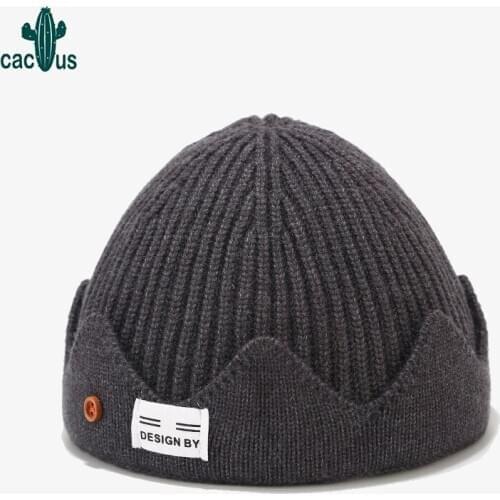 RIVERDALE Knitted Wool Cap,Warm Winter Hats For Men & Women Knitted Hat Beanie,Crown Hat