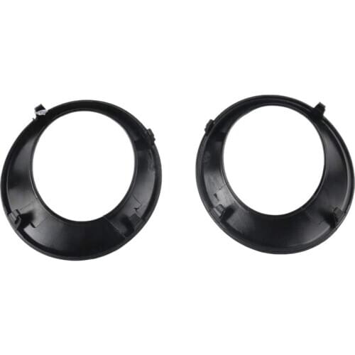 1Pair Left Right Primed Black Fog Light Lamp Trim Driving Light Cover Primed Grill Trims for BMW X3 E83 LCI 2007 2008 2009 2010