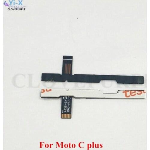 1PCS for Motorola Moto C Plus Power Volume Key ON/OFF Switch Button Flex Cable Repair Parts