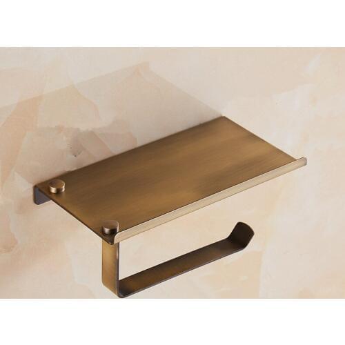 1PC Stainless Steel Bathroom Paper Phone Holder Shelf Bathroom Mobile Phones Towel Rack Toilet Paper Holder Tissue Box NG 010