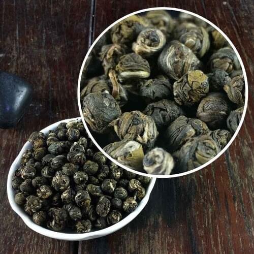 2020 Jasmine Tea Pearls Natural Fresh Jasmine Dragon Pearl Green Chinese Tea
