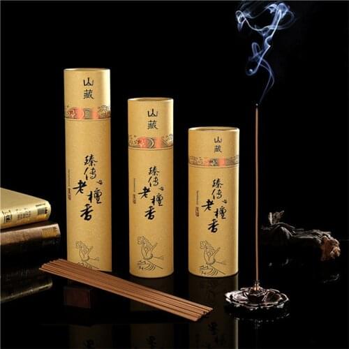 32.5cm Laoshan Sandalwood Temple Prayer Incense Stick Round Barrel Incense