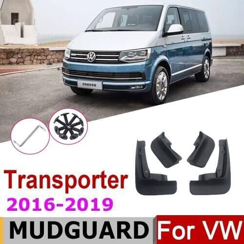 Mudflap For Volkswagen VW T6 Transporter Multivan Caravelle 2019~2016 Fender Mud Guard Splash Flaps Mudguards Accessories 2017