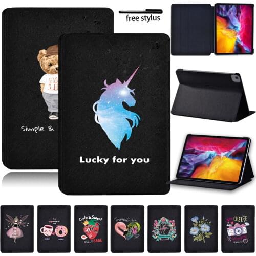 Leather Stand Cover Case for Apple IPad Air 4 2020 10.9 Dust-proof Cartoon Series Tablet Case High Quality Tablet Accessories