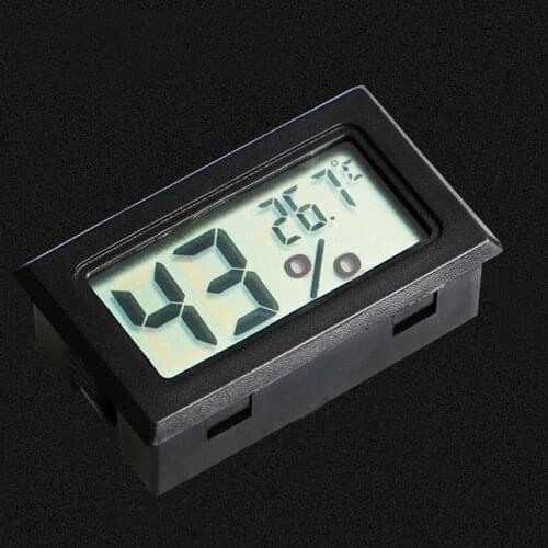 Digital Thermometer Black Room Meter Hygrometer tool Mini 1 pc LCD Temperature Humidity Hot sale Fashion