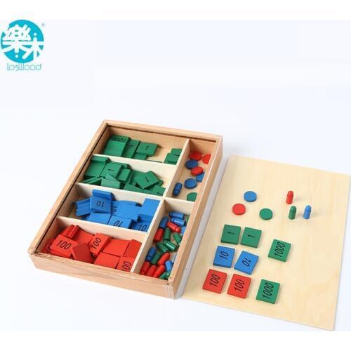 LOGO WOOD Baby Toy Montessori Stamp Game Math for Early Childhood Education Preschool Training Kids Toys Brinquedos Juguetes