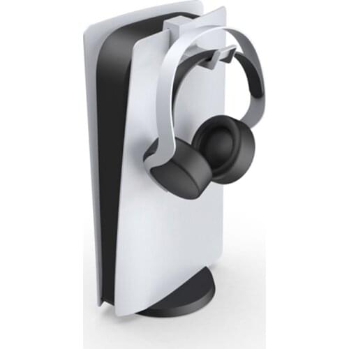 For PS5 Host Headphone Hanger Stand Holder Hook Desk Side Headset Mount Storage