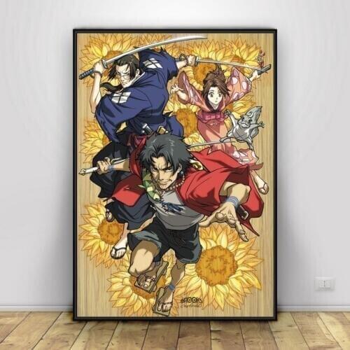 Samurai Champloo Art Canvas Painting Wall Art Pictures prints home decor Wall poster decoration for living room