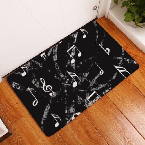 Creative piano pattern 3d printing carpet mordern living room floor mat table rug anti-slip bathroom doormat absorb water