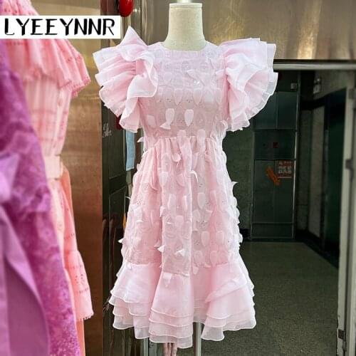 Летние платья с рукавами LYEEYNNR China At AliExpress