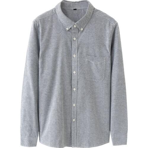 New Mens Pure Cotton Shirt Slim Fit Fashion Long Sleeve Casual Men Dress Shirts High Quality chemise homme manche longue