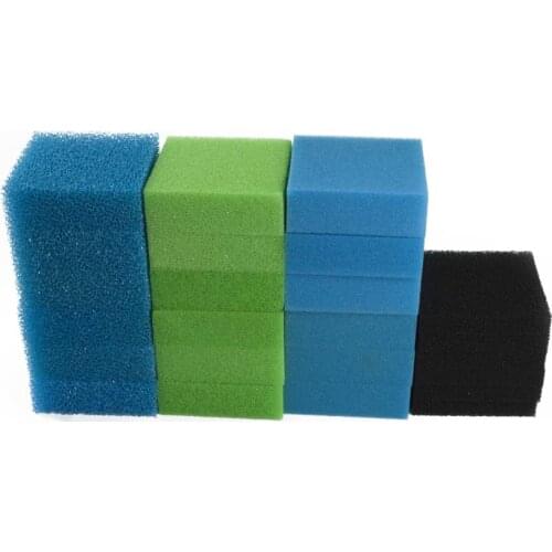 The Set of Compatible Aquarium Filter Sponge for Juwel Compact / BioFlow 3.0 (6 x Fine, 6 x Coarse, 6 x Nitrate, 6 x Carbon)