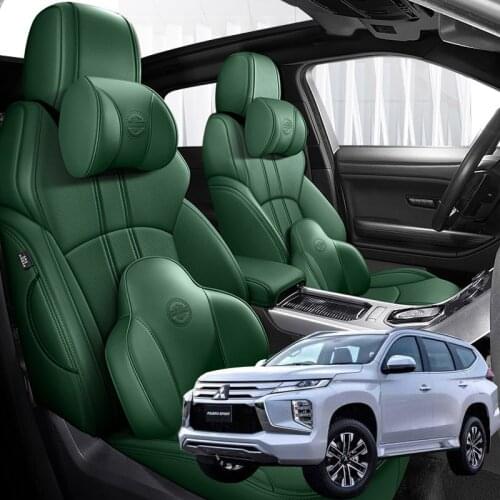 NAPPA Leather Car seat covers For Mitsubishi Pajero 2005 2006 2007 2008 2009 2010 2011 2012 2013 2014 2015 2016 accessories