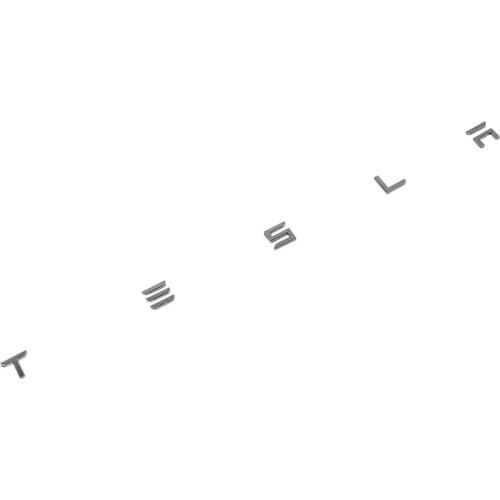 Trunk Letter Sticker for Tesla Logo Letters Tail Letter Label Car Accessories for Tesla Model Y 3 S X Model3 ModelY Decor Emblem