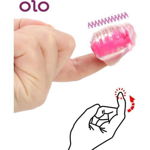 OLO Finger Vibrator Oral Licking Clitoris Stimulator Female Masturbation Clit Vibrators Sex Toys For Women Adult Products