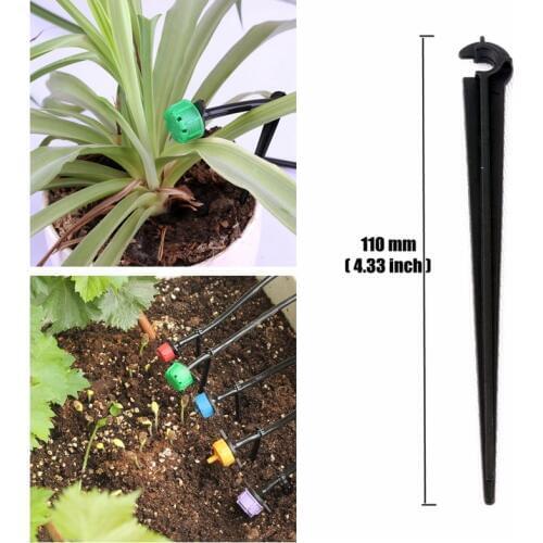 4/7mm C-Type Hose Holder Trickle Irrigation Pipe Brackets Watering Irrigation System Pipe Support Fittings Water Connectors