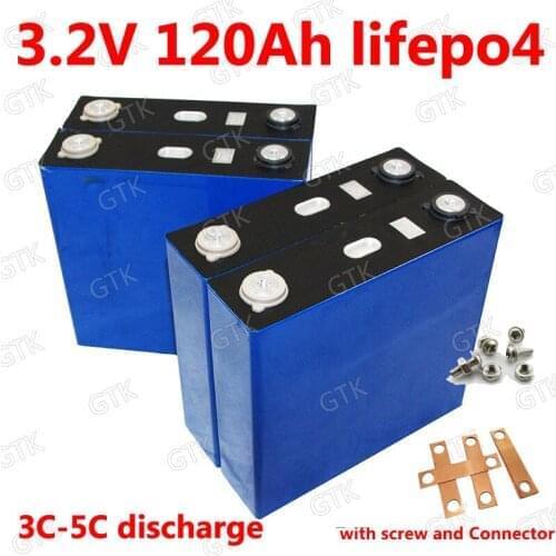 Sell! 8pcs 3.2v 120Ah lifepo4 battery deep cycle 3C 360A lithium battery for subwoofer Solar energy power vehicle golf cart RV