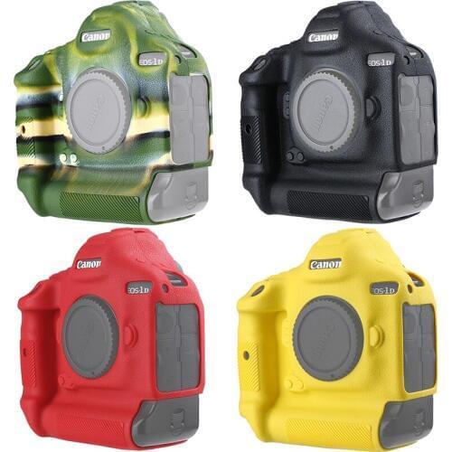 Qeento Lightweight Camera Bag Case Protective Cover for CANON 1DX MARK II 2 1DXII 1DX2 Black Camouflage yellow red colour