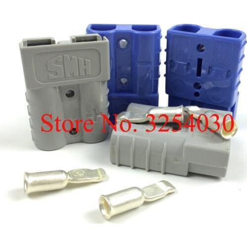 Supplying Home-Made Blue 600V 50A SMH Battery Connectors BLUE SMH50 for Electric Pallet Trucks