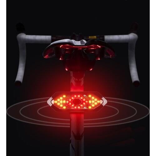 Bike Turn Signals Remote Control Bicycle Direction Indicator Waterproof Led Rear Light Usb Rechargeable Cycling Taillight #T4G