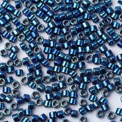 Taidian 11/0 Miyuki Delica Glass Seedbeads For Native Bead Work Metallic Medium Bronze Iris DB29 5Grams/lot