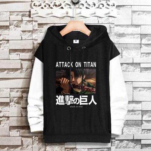 Anime Hoodie Attack on Titan Hoodied Long Sleeve Streetwear Harajuku Sweatshirt Unisex Hoody Pullover