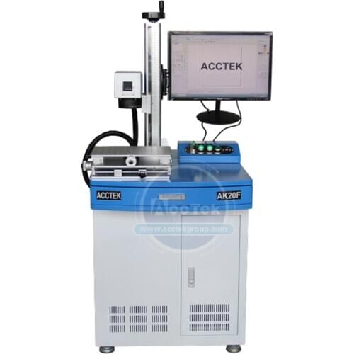 Jinan Acctek 20w 30w 50w Fiber Laser Marking Machine Price for Steel/Jewelry/Nameplate/Pet Tag