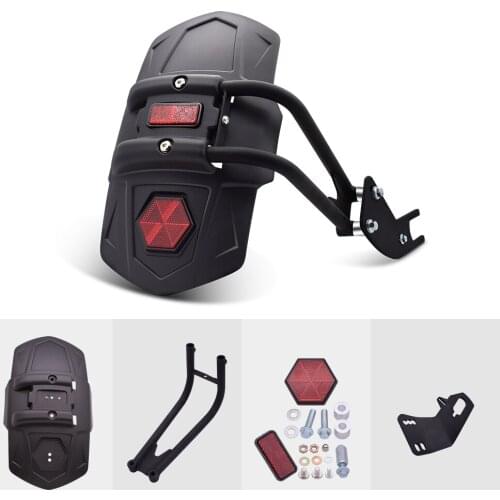Motorcycle Rear Fender Motorbike Splash Guard mud flap with Bracket Accessories For Ducati M1000S S4/S4R Honda cb400 CB919
