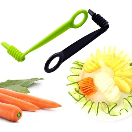 1 Pcs Vegetable Fruit Slicer Manual Spiral Screw Slicer Potato Cutting Device Cut Fries Cut Manual Potato Cutter Kitchen Tool