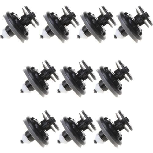 10 Pcs Fixed buckle Sagitar car door plate buckle interior trim plate fixed clip For Touran Tiguan Golf Passat 6q0868243
