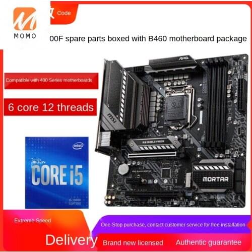 10400f Boxed Scrap with B460m Mortar Motherboard Set