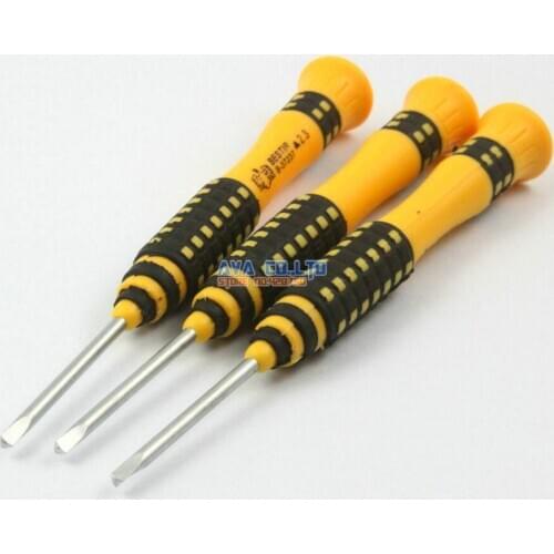 5 Pieces Black Yellow Nonslip Plastic Grip Magnetic T2.3 Head Triangle Screwdriver