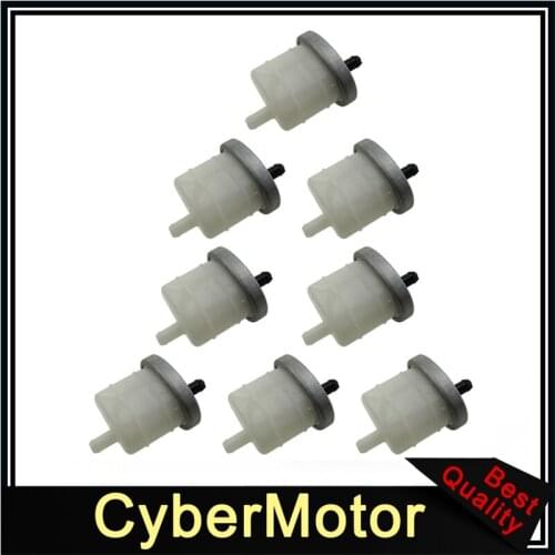 8x Gas Fuel Filter Cleaner For XL800 GP800R GP1200R XLT 800 SUV 1200 GP1200R XLT800 Yamaha 66V-24560-00-00 66V-24560-01-00