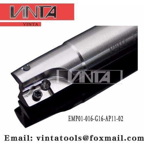 Free shipping EMP01-016-G16-AP11-02 Indexable milling cutter Mached carbide insert APKT11T308