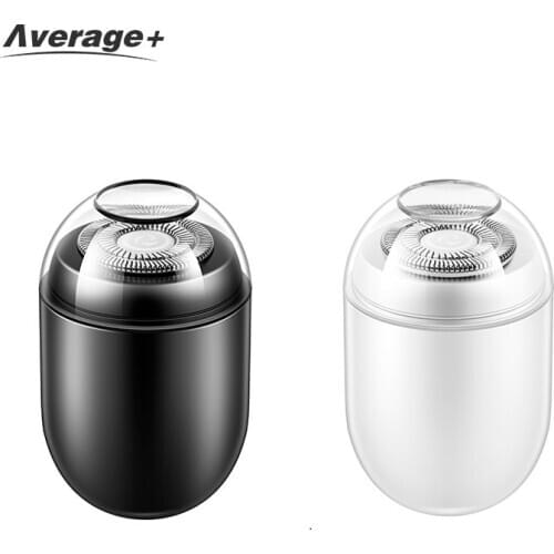 Average+ Capsule Shaver Mini Single Head Electric Shave Travel Portable Mens Electric Razor Smart USB Beard Shaving Tool