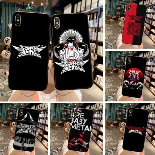 Babymetal Japanese girl idol metal band Black Phone Case for iphone 12 pro max 11 pro XS MAX 8 7 6 6S Plus X 5S SE 2020 XR case
