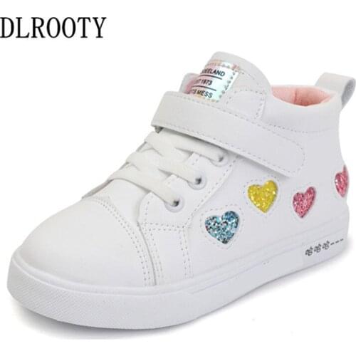 New Sport Children Shoes Kids Girls Sneakers Fashion Beautiful Spring Autumn Net Casual Hook & Loop Flat Shoes Running