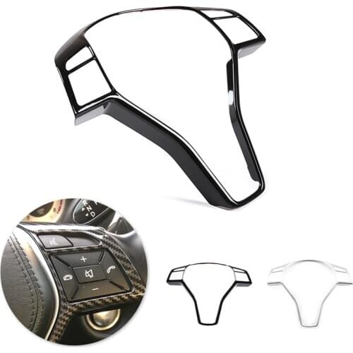 For Mercedes Benz B E CLA GLA GLK Class W117 W246 X204 W212 X156 R172 Car-styling Steering Wheel Panel Frame Cover Trim