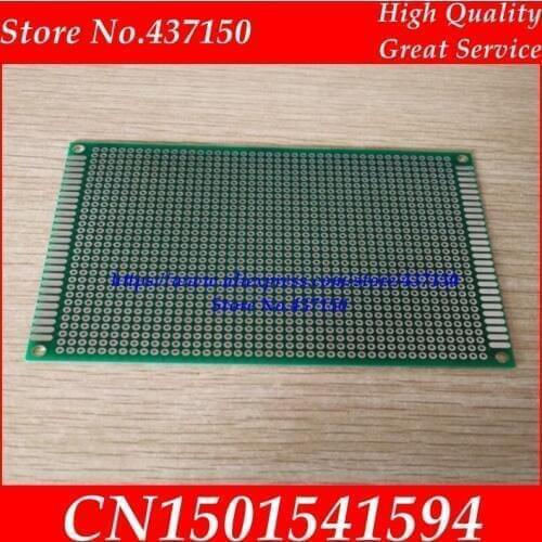 8*12CM double-sided spray tin 1.6 thickness 2.54 pitch universal board Universal circuit board hole board PCB 8 12