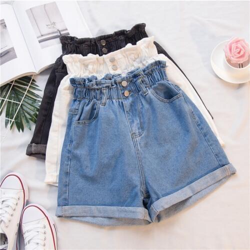 ECTIC Womens Short Jeans