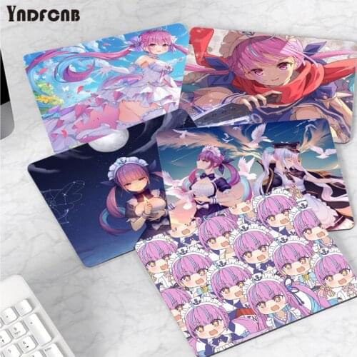 YNDFCNB In Stocked Minato Aqua Hololive Girl Laptop Gaming Mice Mousepad Smooth Writing Pad Desktops Mate gaming mouse pad