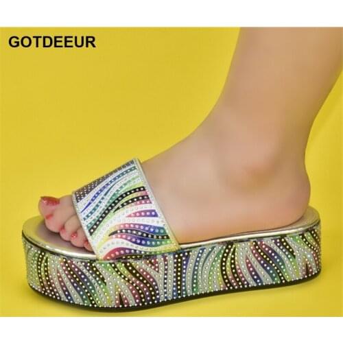 Italian Women Wedding Shoes Decorated with Rhinestone Ladies Shoes and Sandals 2021 Women Shoes Wedding Shoes for Women Bride