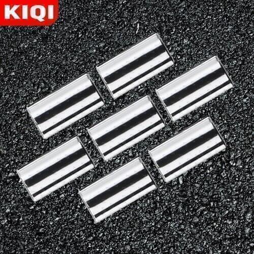 KIQI ABS Chrome Car Window Switch Decorative Sequins Lifter Dedicated Sticker for Peugeot 301 2013 - 2021 Accessories