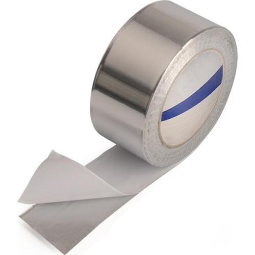 BGA Aluminum Foil Tape 30MM 40MM 50MM 60MM Width 40M Roll Heat Reflection High Temperature Adhesive Insulation Protective Tape