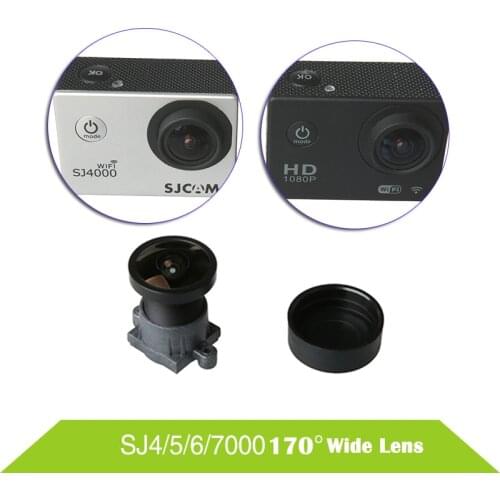 Original SJCAM SJ4000 Lens 170 Degree Wide Angle Camera Len Fit SJCAM SJ4000 WIFI SJ5000 SJ6000 SJ7000 SJ8000 SJ9000 Accessories
