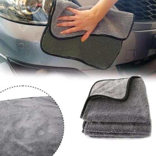 Microfiber Auto Wash Towel Car Cleaning Drying Cloth Hemming Car Car Cloth Wash Towel Care 40CM Detailing P1D1