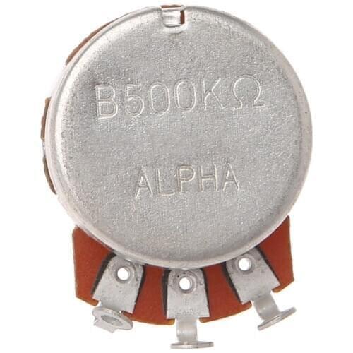 B500K Potentiometer Splined Pot Electric Guitar Bass Effect Amp Tone Volume Parts