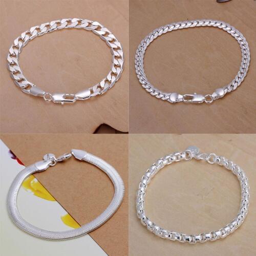 RUOYE Silver Bracelets